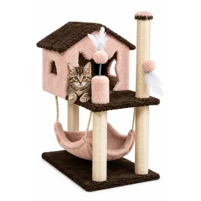 Foto do anúncio: Arranhador Toca Casa Rede Gato Playground Gato Rede Cama Pet