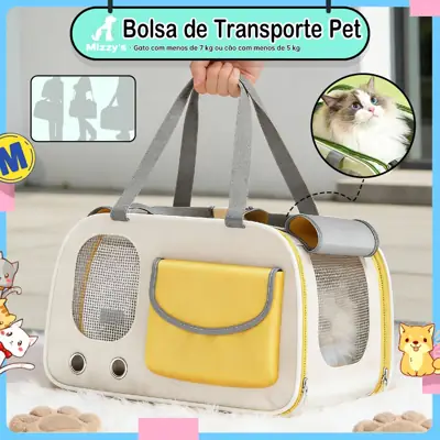 Foto do anúncio: Bolsa de Transporte para Gatos até 10kg Respirável e Dobrável