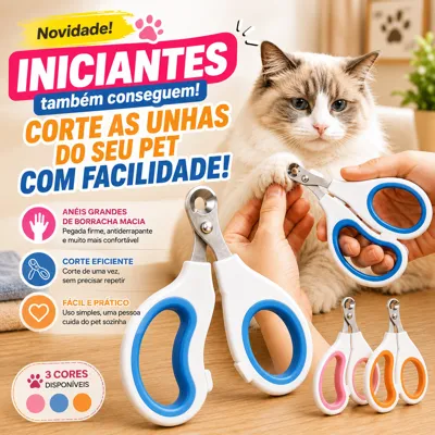 Foto do anúncio: Cortador de Unhas Pet Pequeno Prático e Fácil de Usar para Gatos Cães Filhotes e Roedores