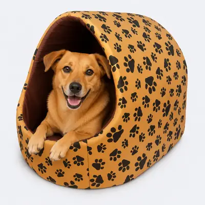 Foto do anúncio: Cama De Cachorro Gato Iglu Igloo Toca Fechada Kíria Têxtil Caminha Pet